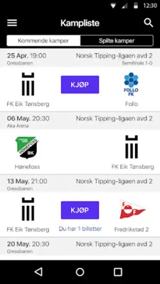 FK Eik Tønsberg android App screenshot 3